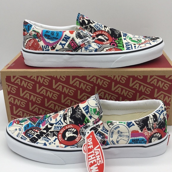 • Vans Classic Slip-On Vans Mash Up Stickers men’s - Picture 7 of 16